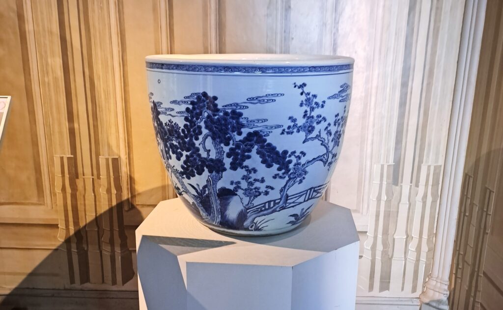 Vaso de porcelana oriental