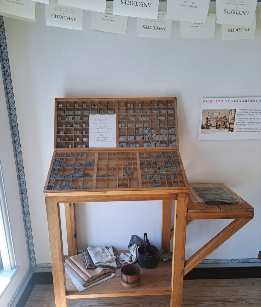 Printing press da Strawberry Hill Press
